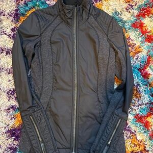 Women's Black and Gray Jacket